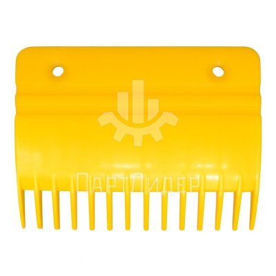 Гребенка эскалатора пластиковая желтая 127x94 мм 14 зубьев YS017B313 Mitsubishi