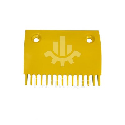 Гребенка эскалатора средняя желтая пластиковая 15 зубьев 125х95 мм DSA2000169-M