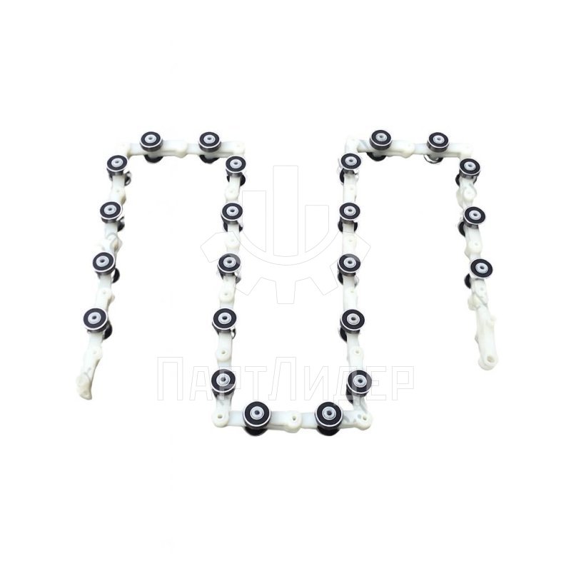 Обводная цепь торца балюстрады 23 пары роликов L=1490 мм Canny Schindler BLT SJEC Sigma