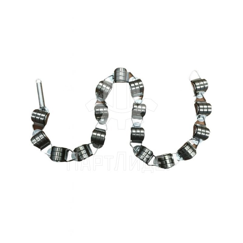 Обводная цепь торца стеклянной балюстрады 17 звеньев 930мм шаг 50.5мм 506NCE XO508