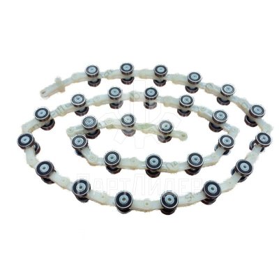 Обводная цепь торца балюстрады поручня 28пар роликов Schindler Sigma