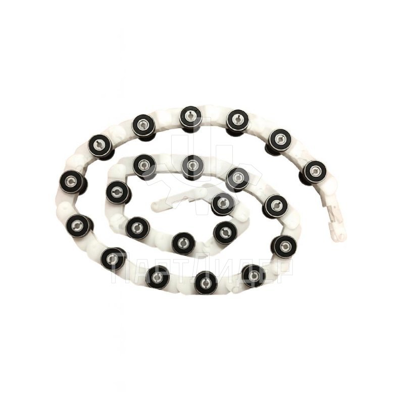 Обводная цепь торца балюстрады 22 пары роликов R20 TravelMaster110 Kone белая