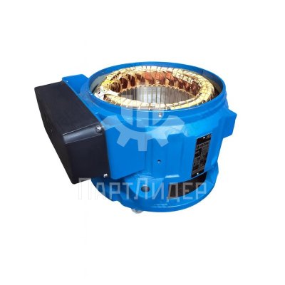 Сборка мотора одна скорость (без ротора) 10 кВт ZAA9676AX10 Otis