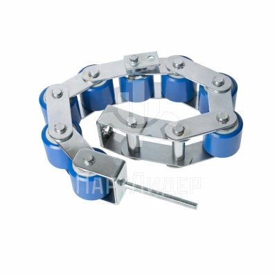 Цепь прижимная роликовая поручня эскалатора с кронштейном для датчика KM5130070G01 Kone