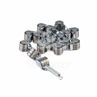 Цепь роликовая огибающая стеклянной балюстрады поручня 17 звеньев шаг 55мм L=1000мм DAA332N1 Otis