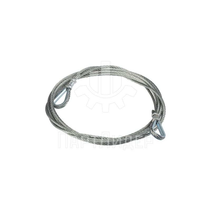 Тросик привода дверей кабины в сборе проём 700мм 007.03.10.490 КМЗ