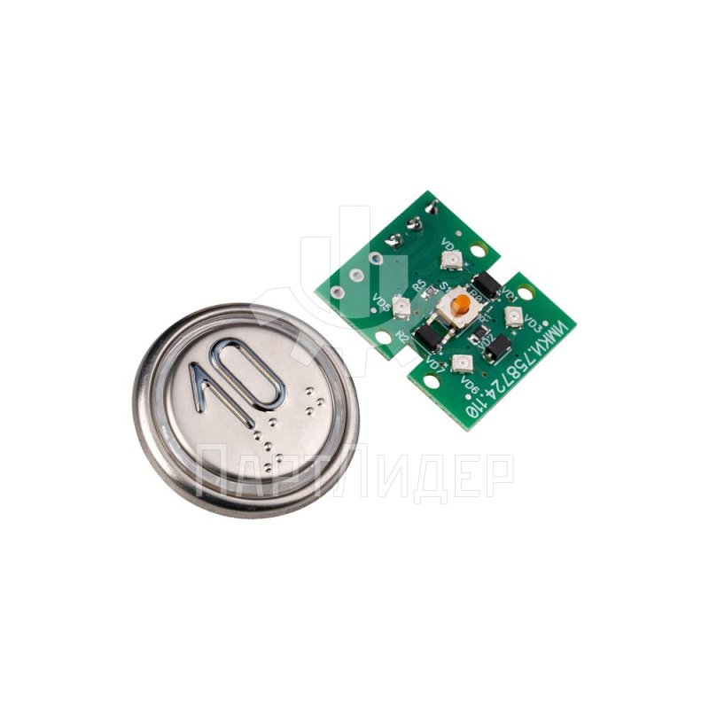 Модуль кнопочный код брайля "10" ВКЛ13А-7-4И