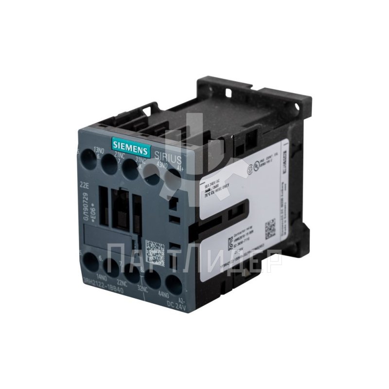 Пускатель 24VDC 10А 3RH2122-1BB40 Siemens