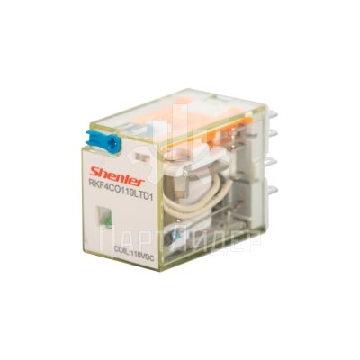 Реле промежуточное RKF4CO110LTD1 110VDC 6А Shenler