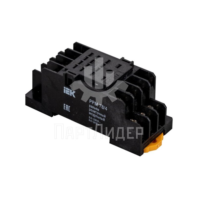 Розетка цоколь RRP20D-RRM-4 ИЭК для РЭК78/4 PPM78/4 PYF14A