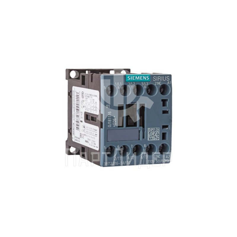 Пускатель 110VAC 9А 3RT2016-1AF02 Siemens