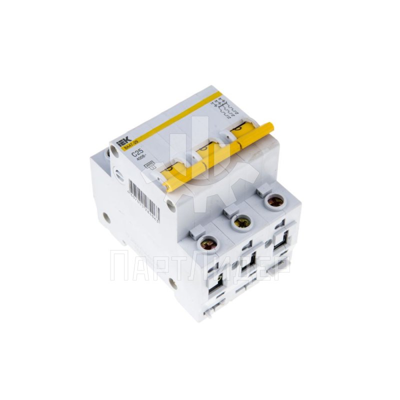 Выключатель автоматический 40А 3P тип C ВА47-29 MVA20-3-040-C ИЭК