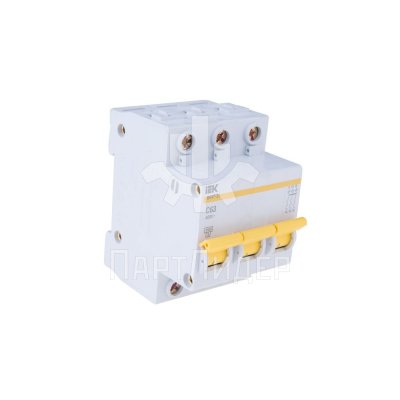 Выключатель автоматический 63А 3P тип C ВА47-29 MVA20-3-063-C ИЭК