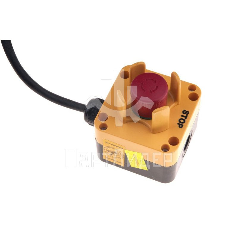 Кнопка стоп с фиксацией в корпусе с проводом и разъемом KM713865G03 Kone