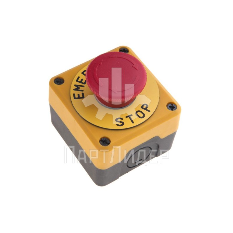 Кнопка стоп с фиксацией в корпусе P1EC400E40-K Emas