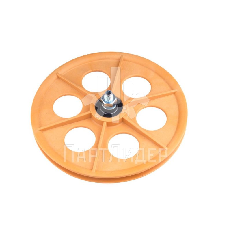 Блок устройства натяжного D210мм под канат 6мм в сборе с осью PFB