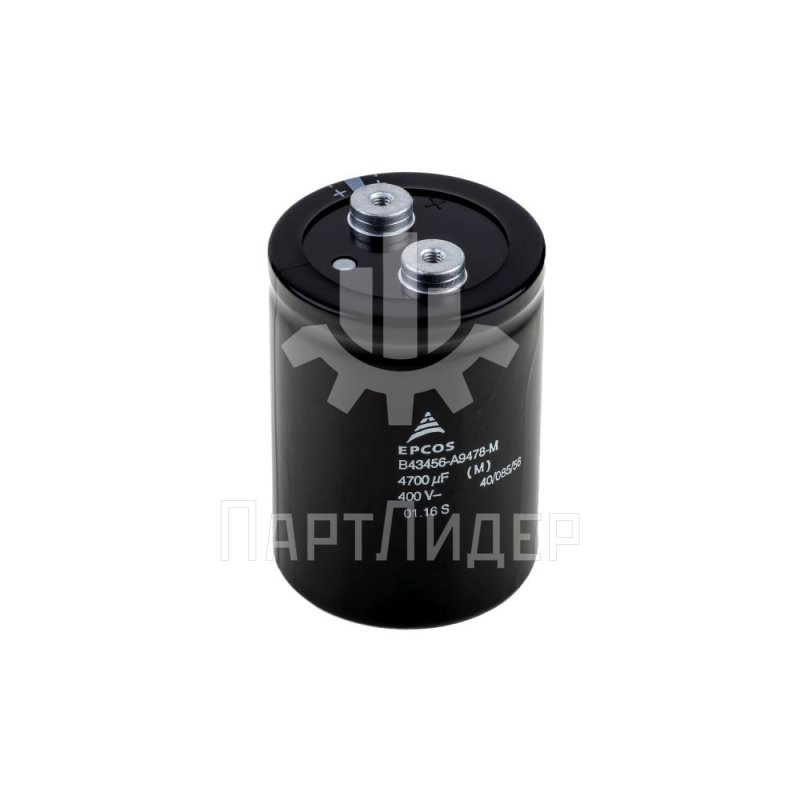 Конденсатор электролитический 4700мкФ 400VDC под винт B43456-A9478-M Epcos