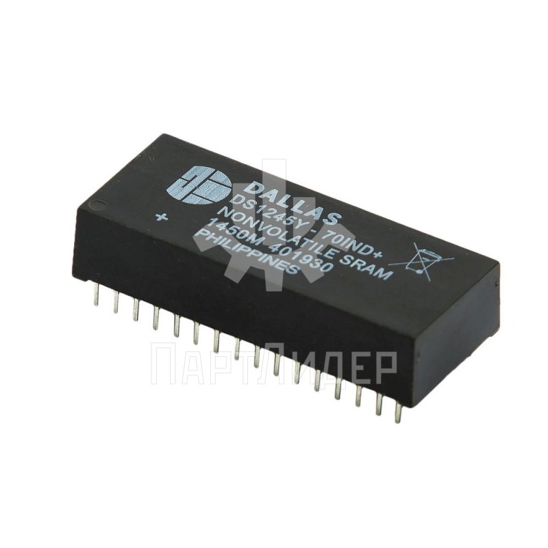 Микросхема памяти NVRAM DS1245Y-70IND+ Dallas