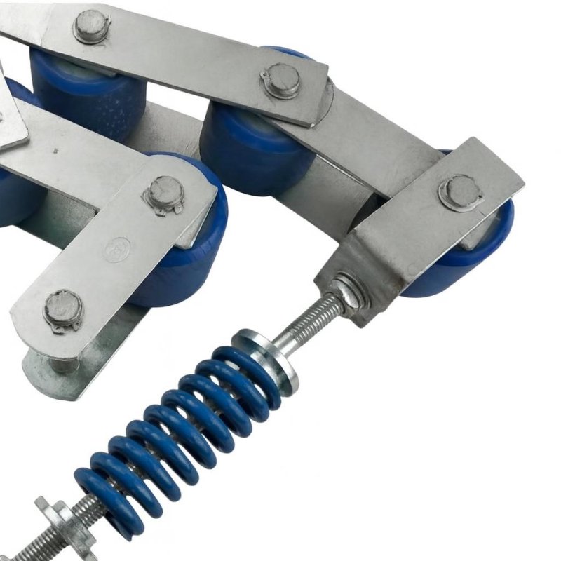 Прижимная батарея на 6 роликов с шагом цепи 95мм, диаметром роликов 60мм, длиной 605мм BLT