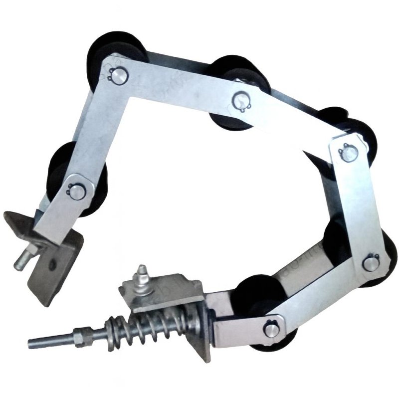 Прижимная роликовая цепь поручня 6 роликов шаг 115мм для эскалатора SJEC