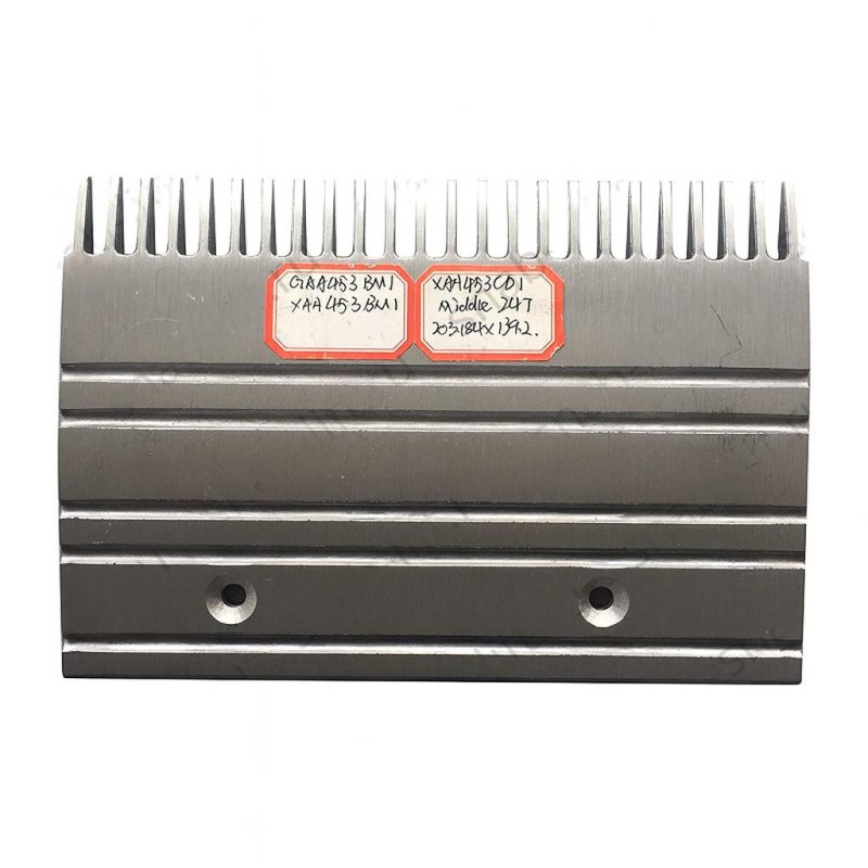 Гребенка эскалатора центральная 203х139мм 24 зуба GAA453BM1 Otis