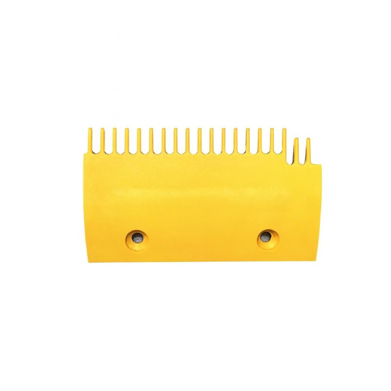 Гребенка эскалатора правая пластиковая желтая 155x95мм 19 зубьев DSA2000168-R LG Sigma