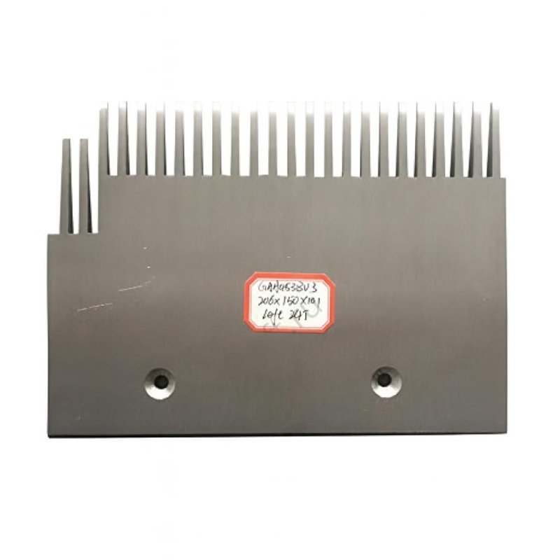 Гребенка траволатора левая с демаркационными линиями 206x150мм 24 зуба 606NCT GAA453BV3 Otis