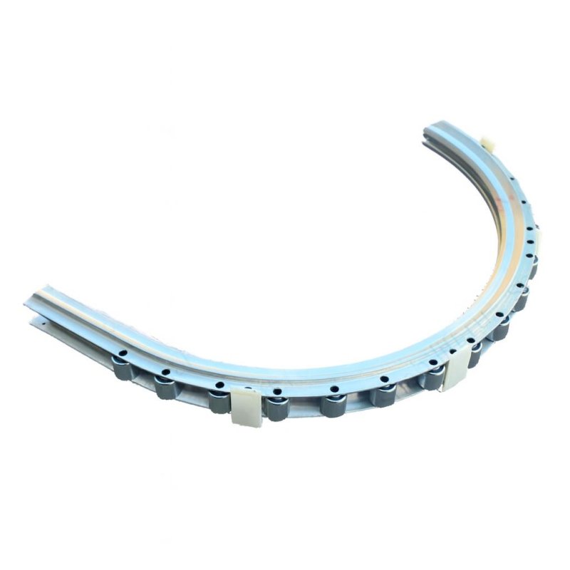 Алюминиевая основа огибающего участка 17 роликов для балюстрады 930мм Otis