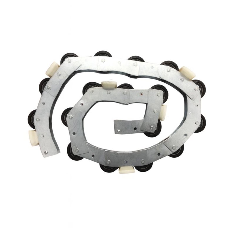 Обводная цепь поручня эскалатора однорядная 17 роликов шаг 75мм L=1374мм BLT Schindler SEC XiZi Otis