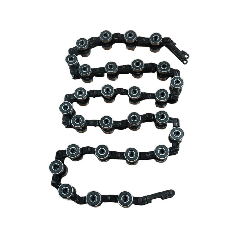 Обводная цепь торца балюстрады 28 пар роликов L=1340мм R20 Kone