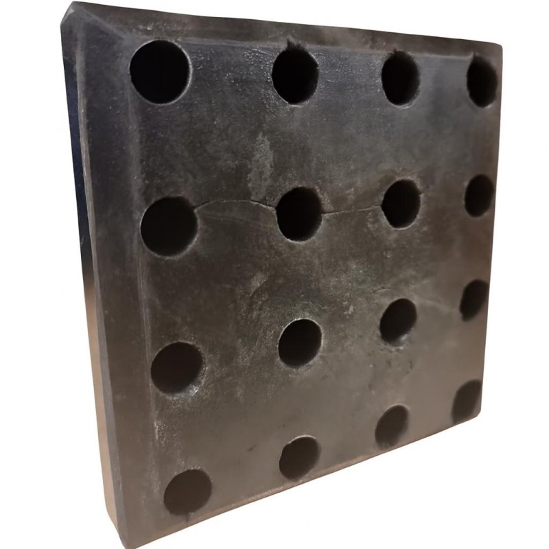 Амортизатор резиновый 120х120х40мм 001.02.00.044Н КМЗ ЩЛЗ