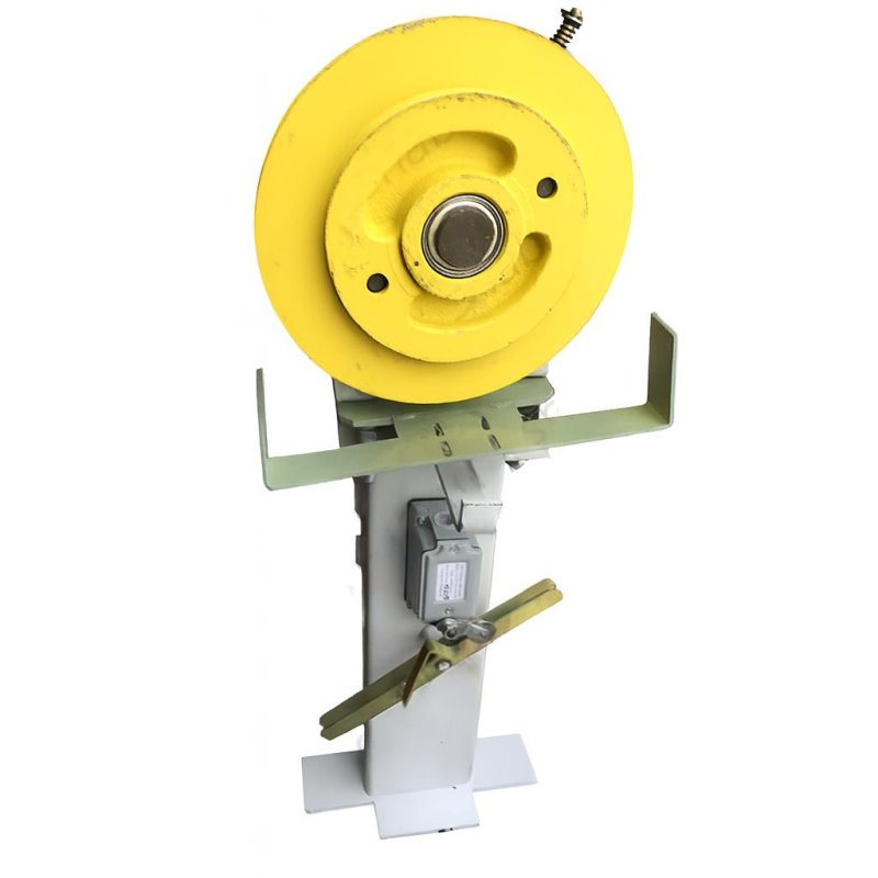 Ограничитель скорости на стойке шкив 240мм V=0.63мс канат 7.8мм ПРАВЫЙ (сборка 1)