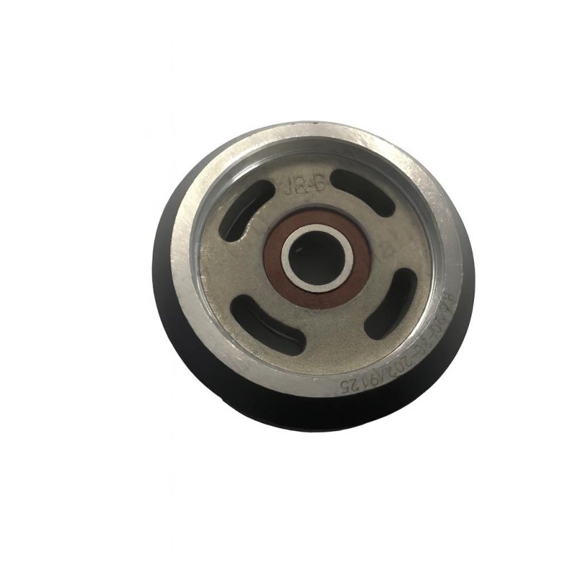 Ролик башмака D=90мм боковой (широкий) лифтов JR-B SWORD оригинал (пятно контакта 15мм)